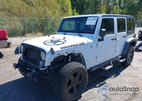 2016 Jeep Wrangler Unlimited Black Bear из США, поврежденный, VIN 1C4BJWDG1GL134329